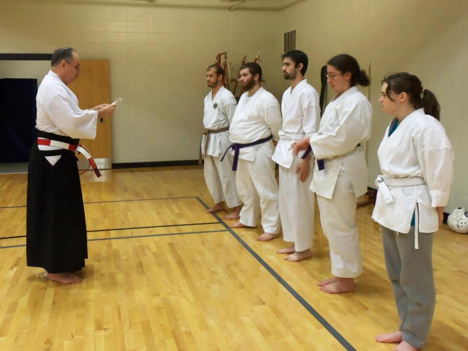 IWU Budokai Okinawa Kobujutsu Students