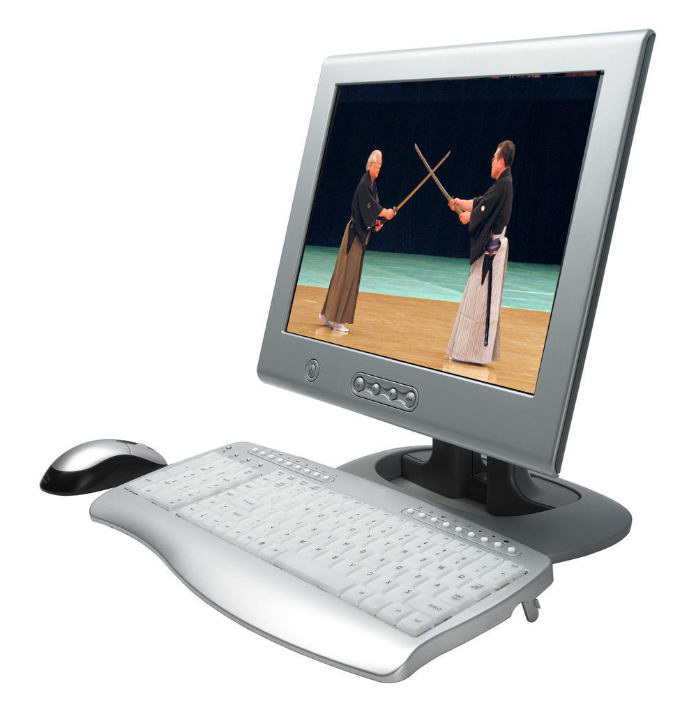 Computer Displaying Kenjutsu